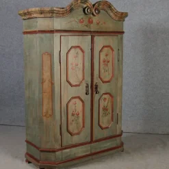 Pamono Antique Bevelled Softwood Cabinet, 1800 Best