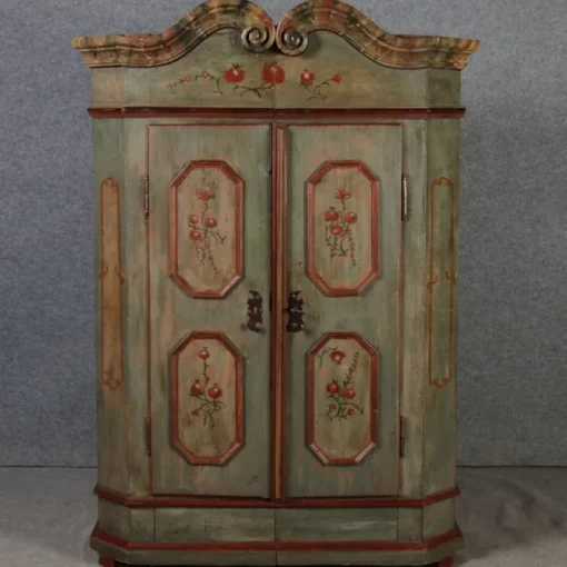 Pamono Antique Bevelled Softwood Cabinet, 1800 Best