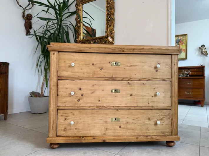 Pamono Antique Biedermeier Chest of Drawers 3 Drawers Clearance
