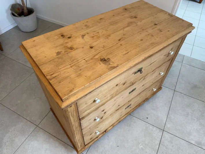 Pamono Antique Biedermeier Chest of Drawers 3 Drawers Clearance