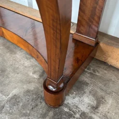 Pamono Antique Biedermeier Console in Walnut & Marble Discount