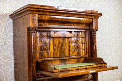 Pamono Antique Biedermeier Mahogany Secretary, 1850 New