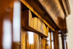 Pamono Antique Biedermeier Mahogany Secretary, 1850 New