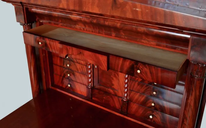 Pamono Antique Biedermeier Secretary, 1890s Outlet