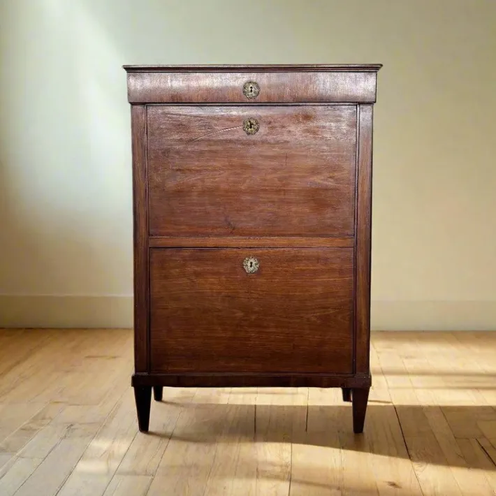Pamono Antique Biedermeier Secretary in Walnut Sale