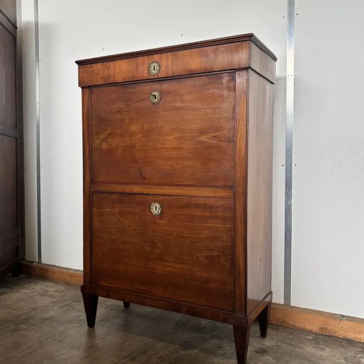 Pamono Antique Biedermeier Secretary in Walnut Sale