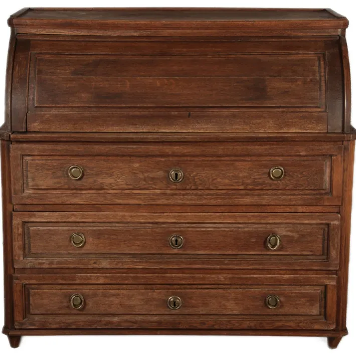 Pamono Antique Biedermeier Secretary in Oak, 1800 Clearance