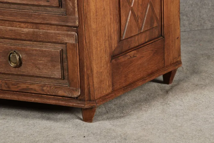 Pamono Antique Biedermeier Secretary in Oak, 1800 Clearance