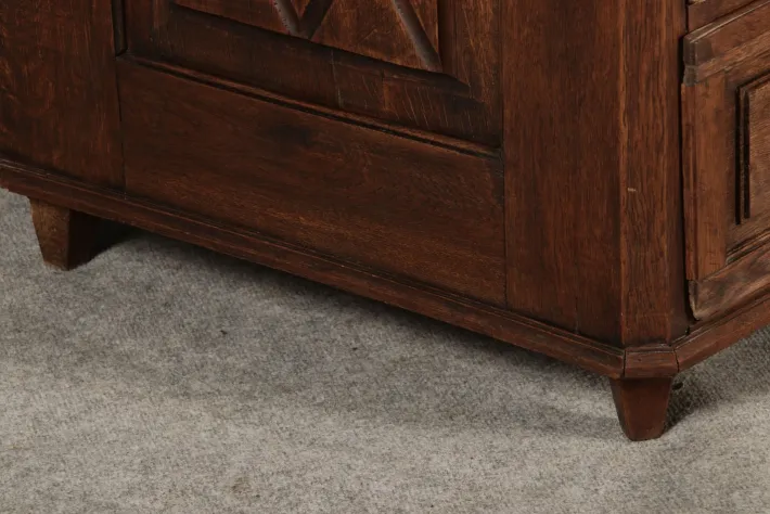 Pamono Antique Biedermeier Secretary in Oak, 1800 Clearance