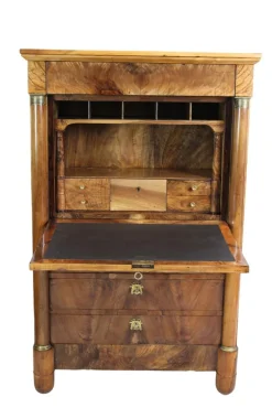 Pamono Antique Biedermeier Walnut Secretary Online