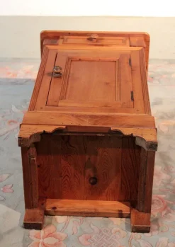 Pamono Antique Birch Nightstand, 1900s Clearance