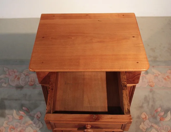 Pamono Antique Birch Nightstand, 1900s Clearance