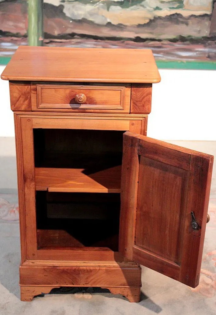 Pamono Antique Birch Nightstand, 1900s Clearance