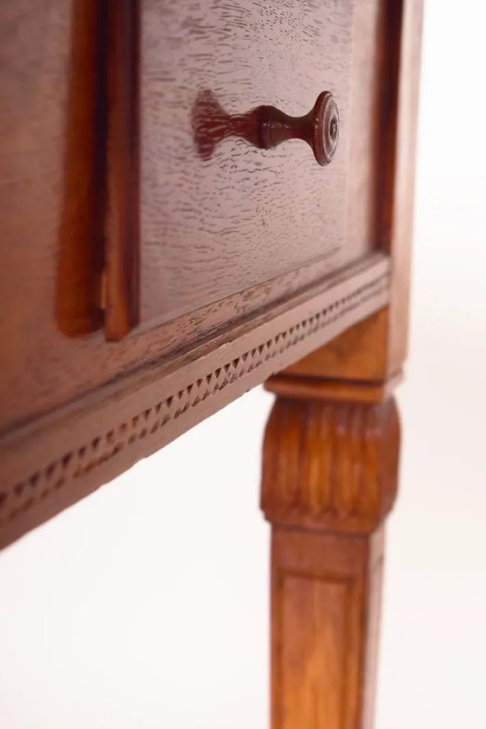 Pamono Antique Brown Card Table in Cherry Tree, 1790s Hot