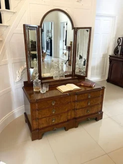 Pamono Antique Burr Walnut Dressing Table, 1920 Online