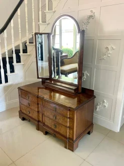 Pamono Antique Burr Walnut Dressing Table, 1920 Online