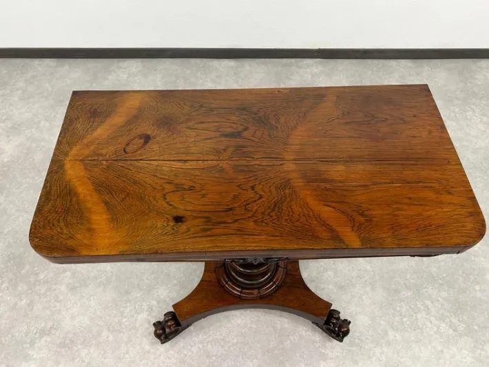 Pamono Antique Card Table, 1880 Hot
