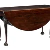 Pamono Antique Carved Mahogany Drop Leaf Table, 1780 Discount