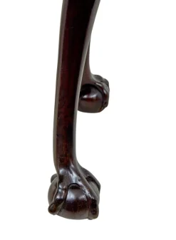 Pamono Antique Carved Mahogany Drop Leaf Table, 1780 Discount