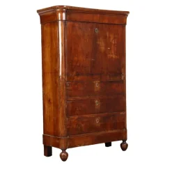 Pamono Antique Charles X Secretaire in Walnut Outlet