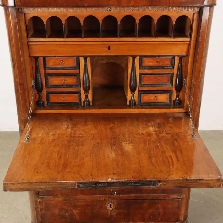 Pamono Antique Charles X Secretaire in Walnut Outlet