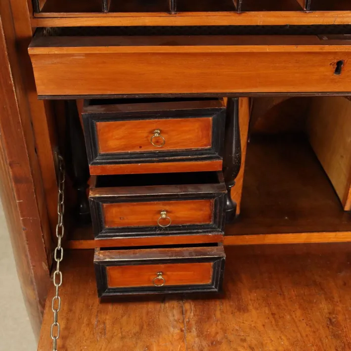 Pamono Antique Charles X Secretaire in Walnut Outlet