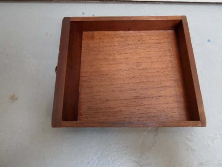 Pamono Antique Chess Table in Mahogany