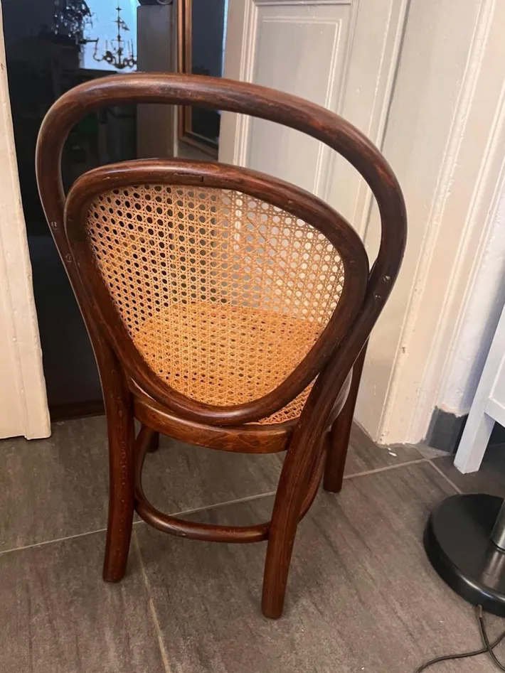Pamono Antique Children's Chair from Thonet, 1890s New
