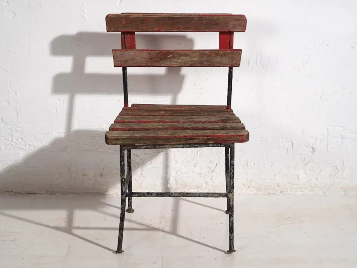 Pamono Antique Childrens Garden Chair, 1920s Hot