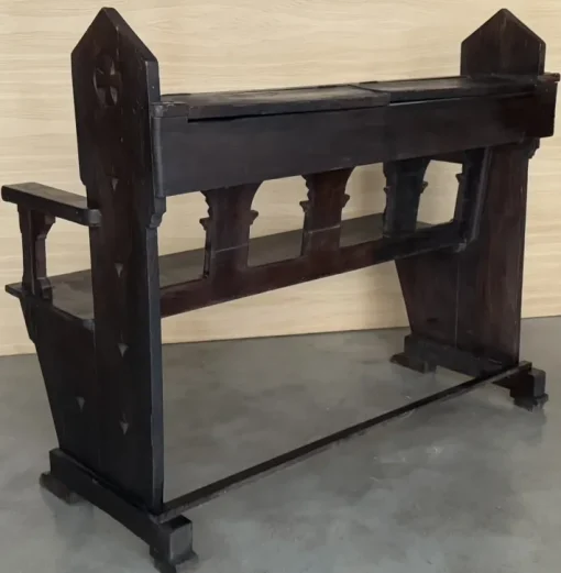 Pamono Antique Church Bench in Oak, 1890 Online