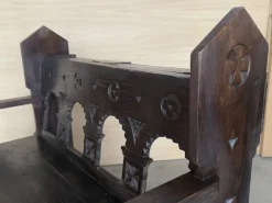 Pamono Antique Church Bench in Oak, 1890 Online