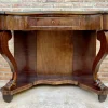 Pamono Antique Console Table in Wood with Drawer
