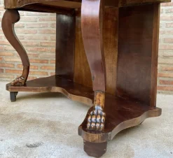 Pamono Antique Console Table in Wood with Drawer