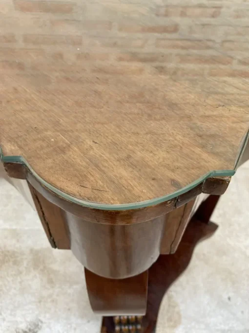 Pamono Antique Console Table in Wood with Drawer