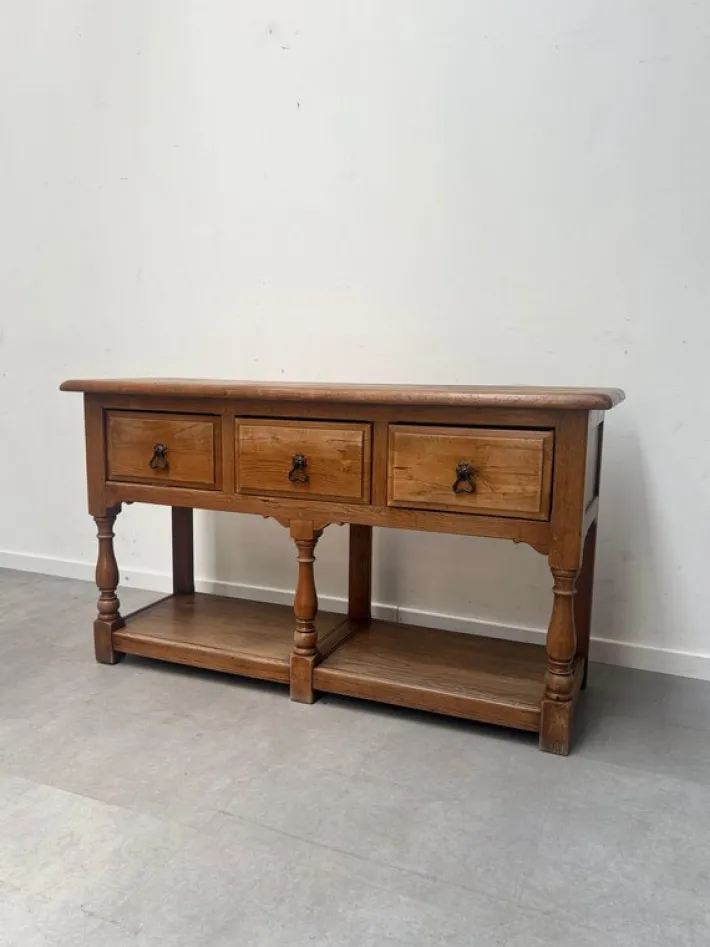 Pamono Antique Console Table in Oak Clearance