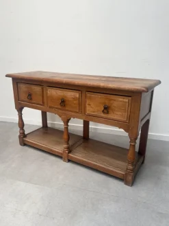 Pamono Antique Console Table in Oak Clearance