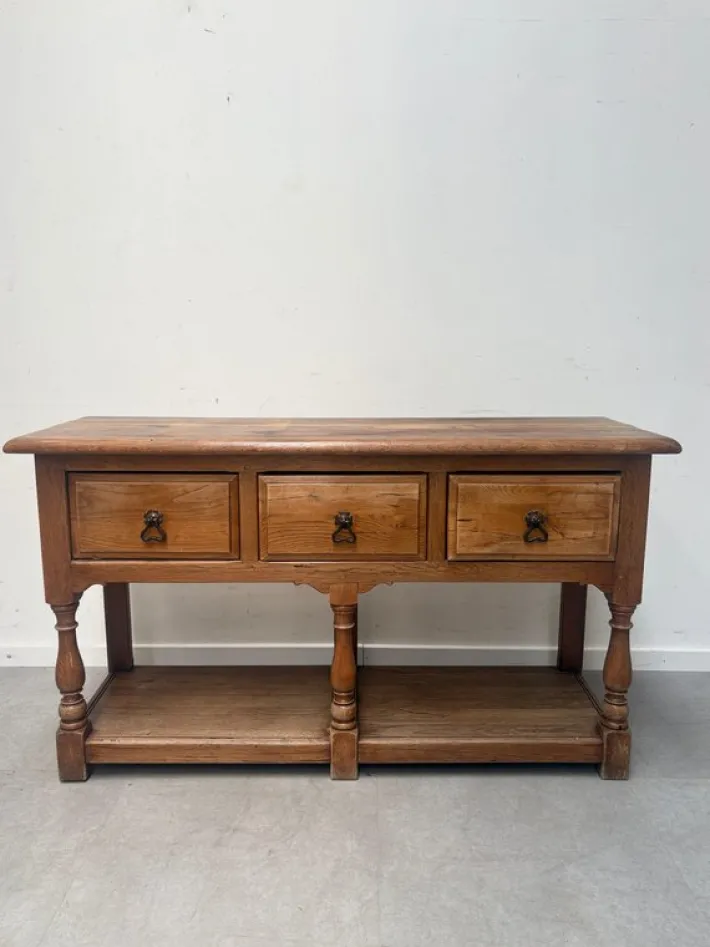 Pamono Antique Console Table in Oak Clearance
