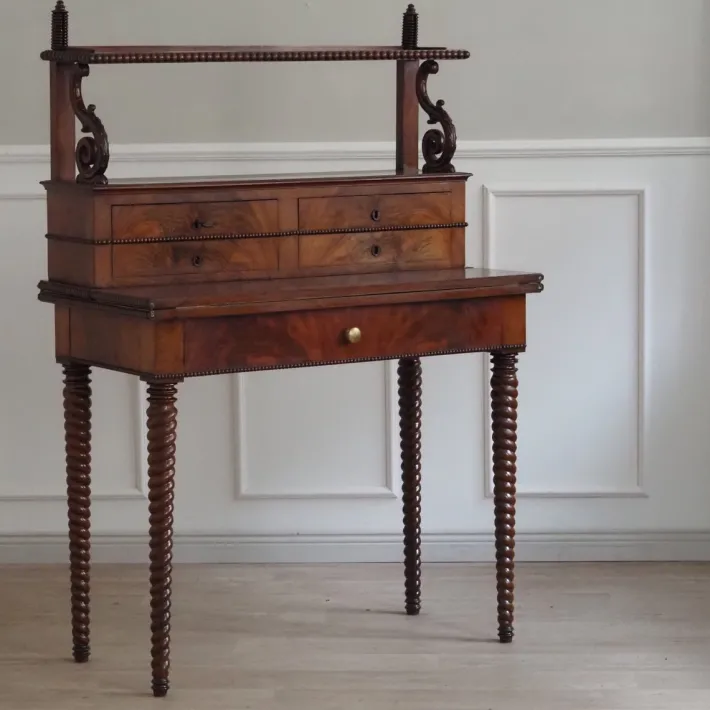 Pamono Antique Console Table with Secretary, 1890s Hot