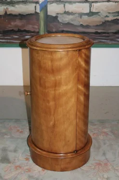 Pamono Antique Cylindrical Nightstand Hot