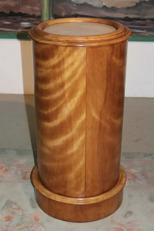 Pamono Antique Cylindrical Nightstand Hot