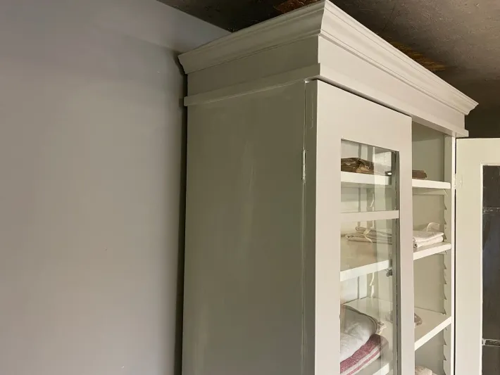 Pamono Antique Display Cabinet, 1890s Outlet