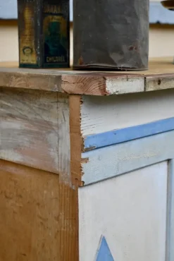 Pamono Antique Double-Sided Wooden Trading Counter, France, 1940s Hot