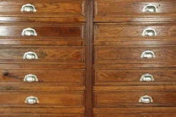 Pamono Antique 14-Drawer Trade Cabinet, 1900 Discount