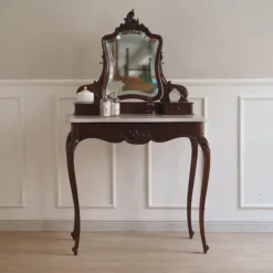 Pamono Antique Dressing Table with Mirror, 1900s Discount