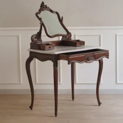 Pamono Antique Dressing Table with Mirror, 1900s Discount