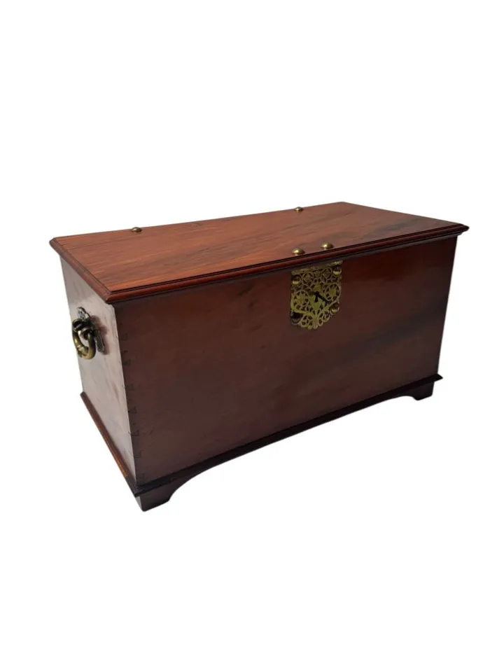 Pamono Antique Dutch Colonial Chest Hot
