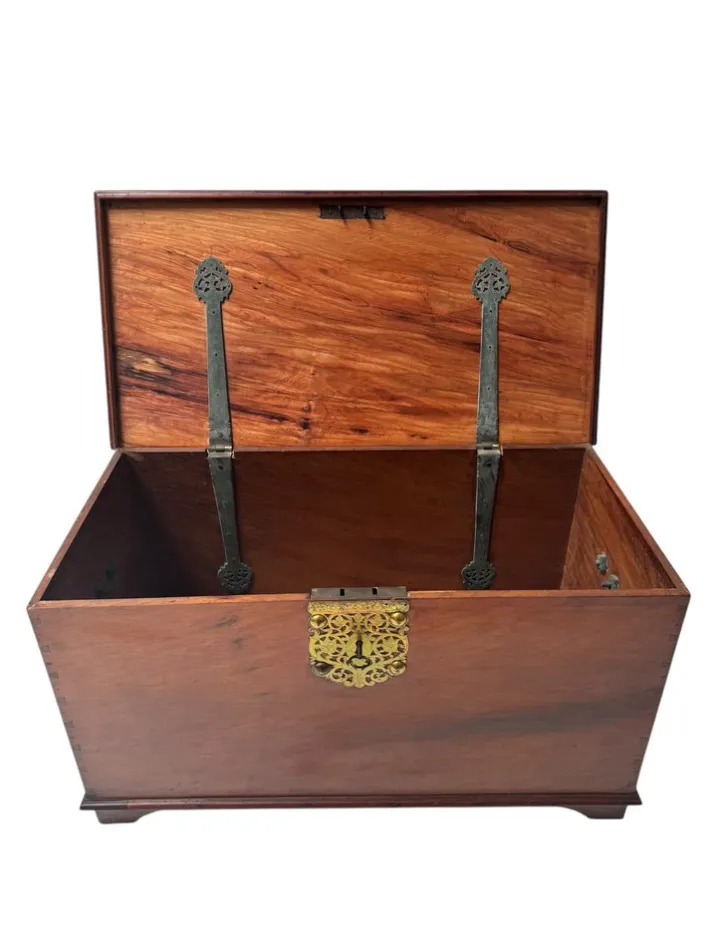 Pamono Antique Dutch Colonial Chest Hot