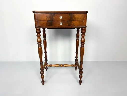 Pamono Antique Dutch Sewing Table in Mahogany, 1880s Hot