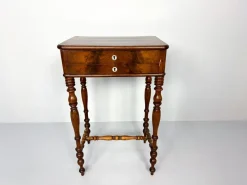 Pamono Antique Dutch Sewing Table in Mahogany, 1880s Hot