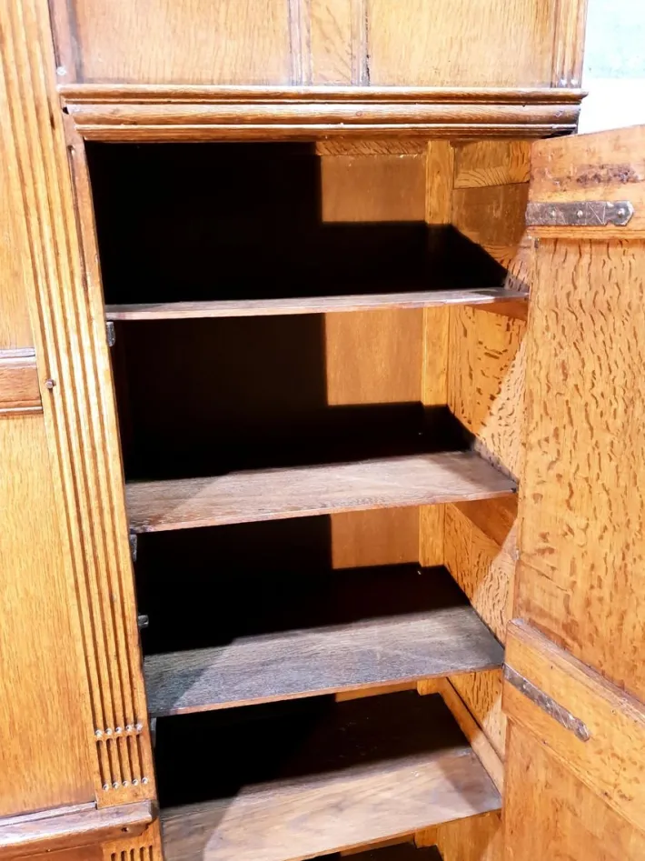 Pamono Antique Dutch Wooden Bed Box Outlet
